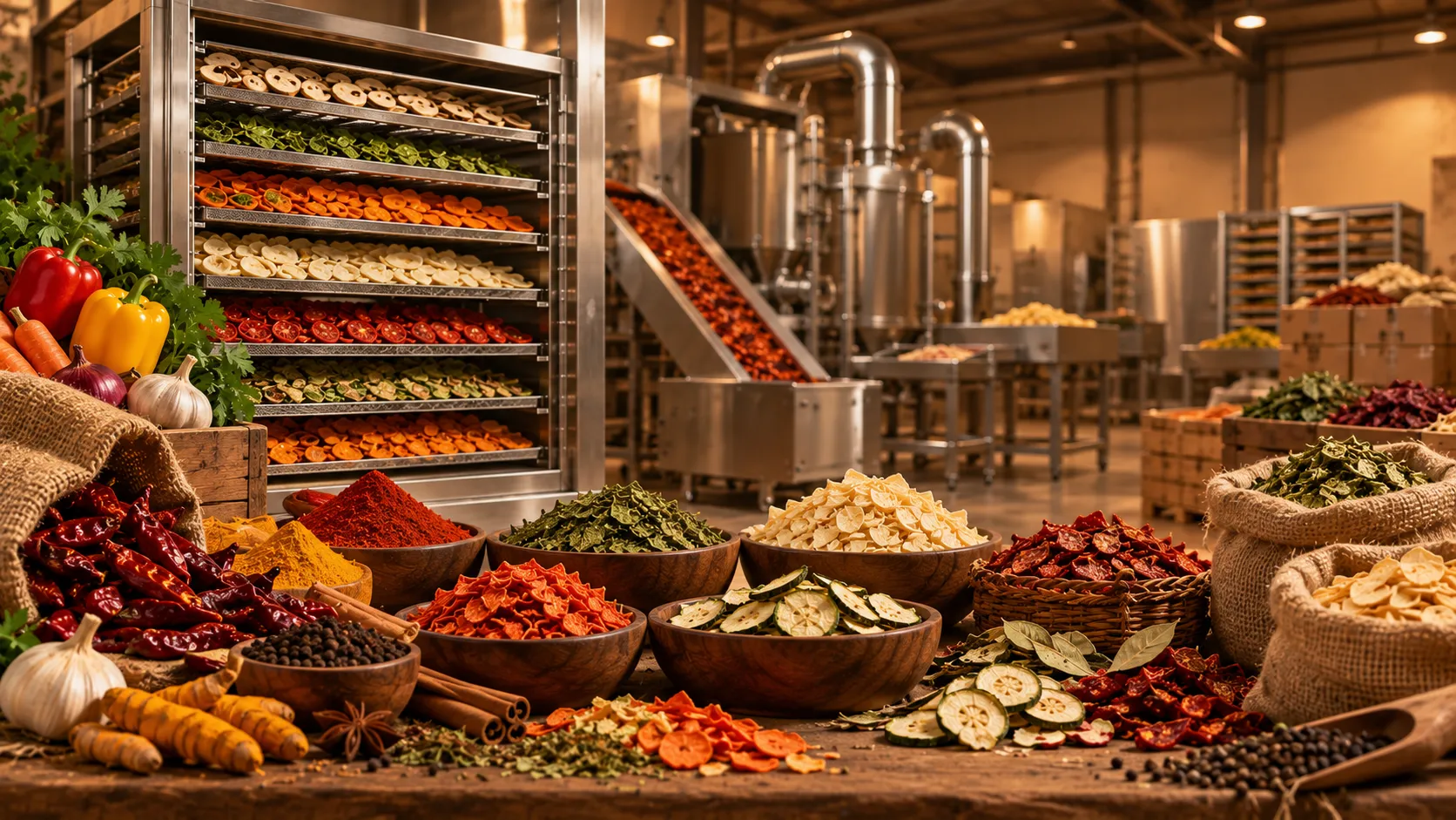 Dehydrated Vegetables & Spices
